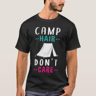 Camiseta Regalo de pelo de campamento de Camping Mama