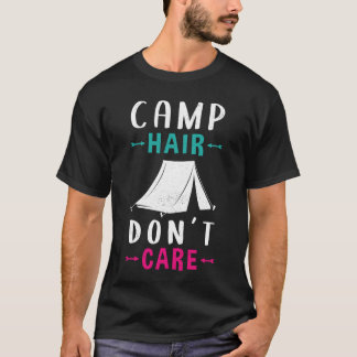 Camiseta Regalo de pelo de campamento de Camping Mama