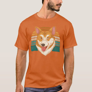Camiseta Regalo de perro amante de perro retro Welsh Corgi