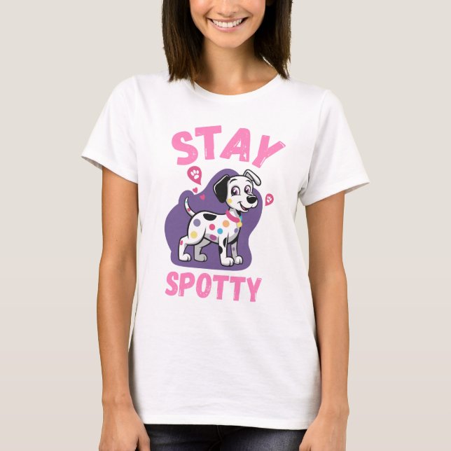 Camiseta Regalo de perro cachorro dálmata de dibujos animad (Anverso)