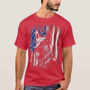 Camiseta Regalo de perro de bandera patriótica-alemana-past