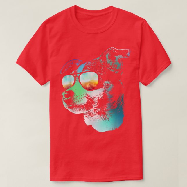 Camiseta Regalo de perro de Disco Groovy Rat Terrier  (Diseño del anverso)