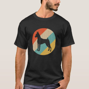 Camiseta Regalo De Perro De Pinscher En Miniatura Retro Vin