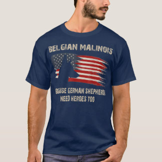 Camiseta Regalo de Perro divertido de la bandera estadounid