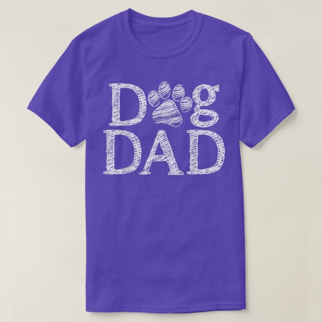 Camiseta Regalo de Perro Perro Perro Perro Día de Padre Grá (Diseño del anverso)