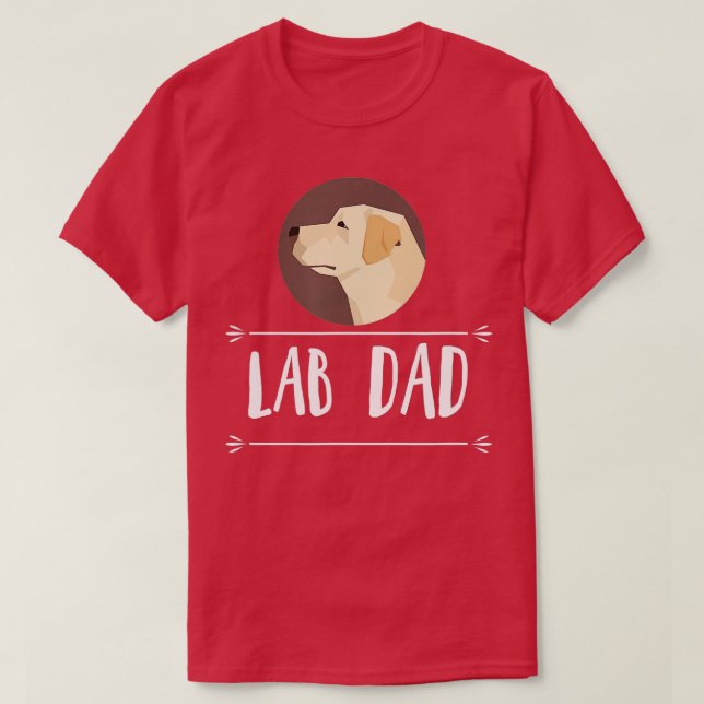 Camiseta Regalo de perro recuperador de Labrador amarillo d (Diseño del anverso)