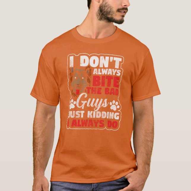 Camiseta Regalo de perros de protección de perros Dueños de (Anverso)