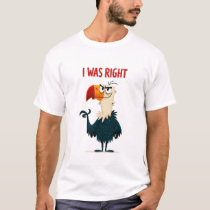 Camiseta Regalo de personaje de buitre sarcástico divertido