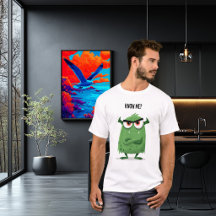 Regalo de personaje de monstruo verde gruñón diver