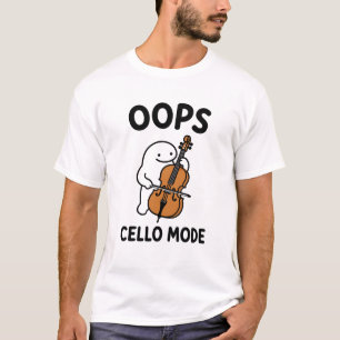 Camiseta Regalo de personaje divertido y lindo de chelo par