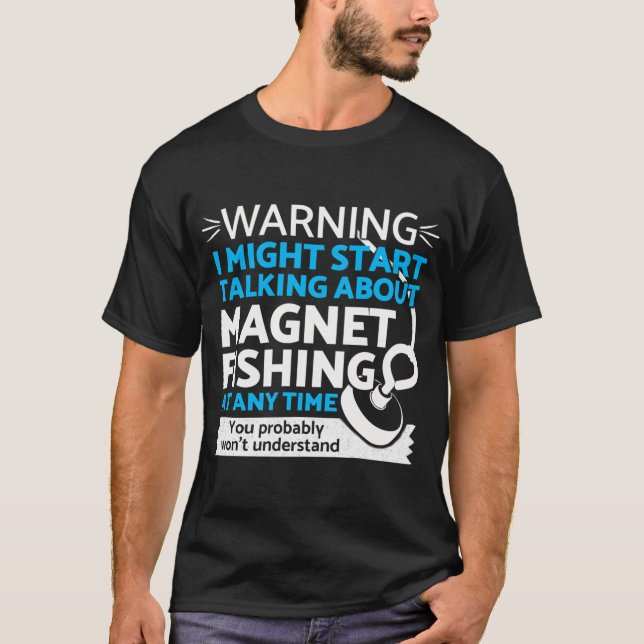 Camiseta Regalo de pesca con imán - Pesca con imán (Anverso)