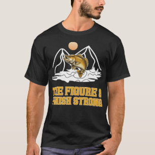Camiseta Regalo de pesca con terminación fuerte de lucio de