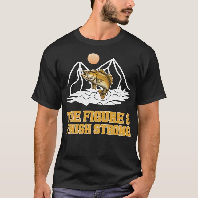 Camiseta Regalo de pesca con terminación fuerte de lucio de (Anverso)