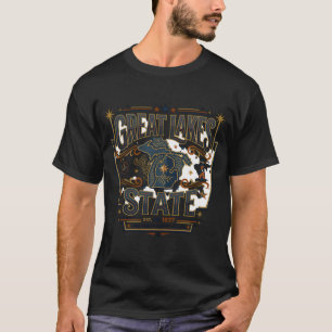 Camiseta Regalo de pesca de la bandera americana Pescador g
