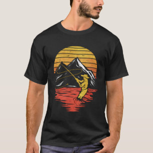 Camiseta Regalo De Pesca De Mosca Para El Pescador Papá Abu