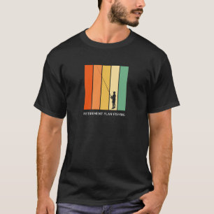 Camiseta Regalo de pesca del plan de jubilación