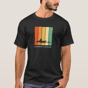 Camiseta Regalo de pesca del plan de jubilación