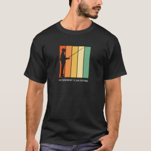 Camiseta Regalo de pesca del plan de jubilación