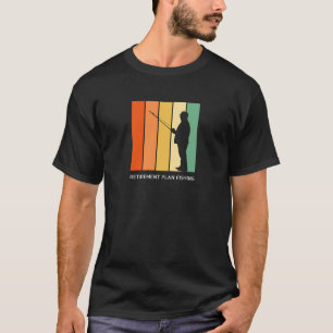 Camiseta Regalo de pesca del plan de jubilación