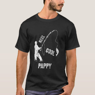 Camiseta Regalo de pescador de pesca Pappy genial carrete v