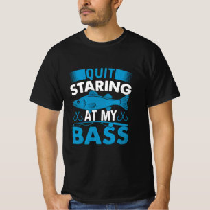 Camiseta Regalo De Pescador Dejando De Mirar Mi Bass