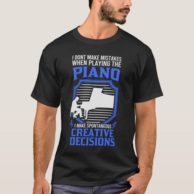 Camiseta Regalo de pianista pianista (Anverso)