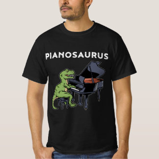 Camiseta Regalo de piano de cola para pianista Dinosaurio M