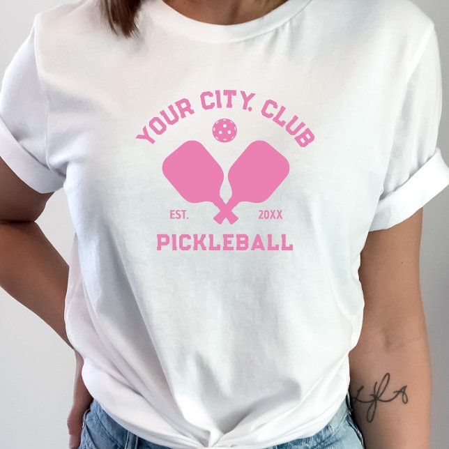 Camiseta Regalo de Pickleball Club Team Player Personalizad (Subido por el creador)