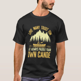 Camiseta regalo de piloto de canoa