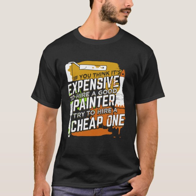 Camiseta Regalo de pintor comercial (Anverso)
