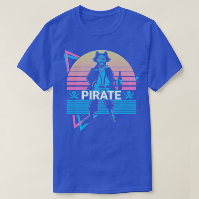 Camiseta Regalo de Pirate Retro (Diseño del anverso)