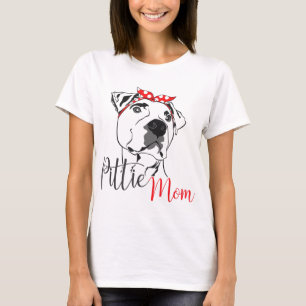 Camiseta Regalo de Pittie Mom American Pitbull Dog Lover