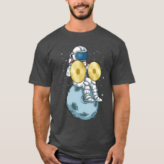 Camiseta Regalo de platillos Hombres banda de marcha música