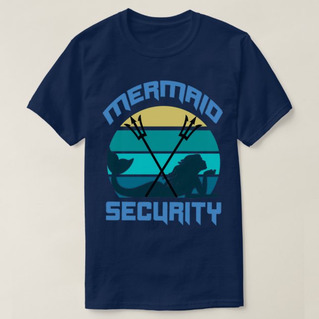 Camiseta Regalo de playa de natación de seguridad para sire (Diseño del anverso)