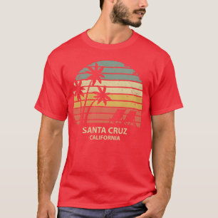 Camiseta Regalo de playa vintage California Santa Cruz