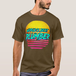 Camiseta Regalo de Plumber Retro divertida de los años 80