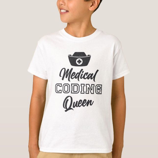 Camiseta Regalo de programador de ICD de codificación de Re (Anverso)