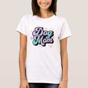 Camiseta Regalo de propietario de perro Retro Mom
