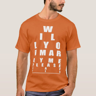Camiseta Regalo de propuesta de matrimonio ¿Te casarás conm