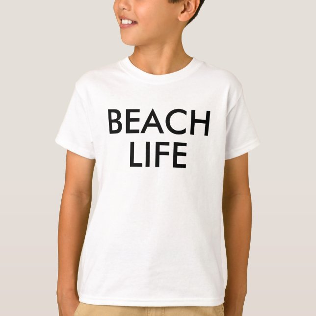 Camiseta Regalo de protección de la vida en la playa (Anverso)