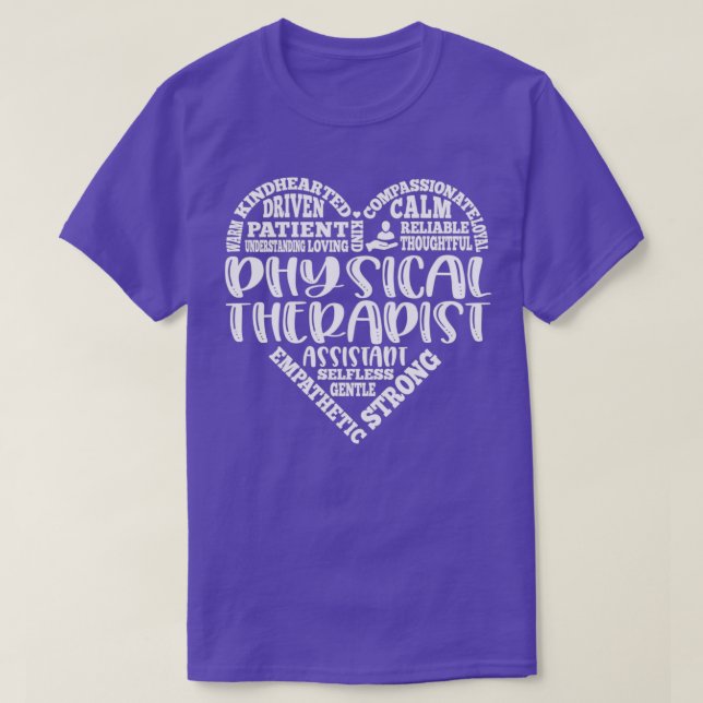 Camiseta Regalo de PTA del Auxiliar de Terapia Física (Diseño del anverso)