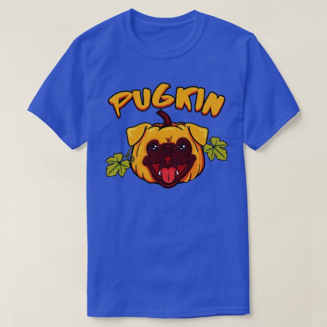 Camiseta Regalo de Pugkin Halloween Trick Or Trempkin Pug (Diseño del anverso)