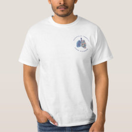 Camiseta Regalo de pulmones florales de terapeuta respirato