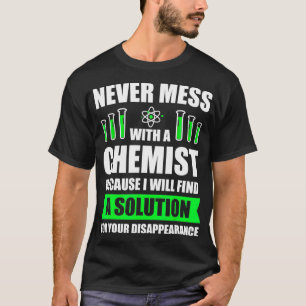 Camiseta Regalo de Química Química Química