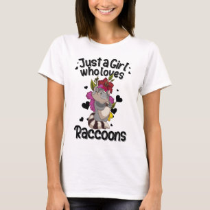 Camiseta Regalo De Racón Cuto Para Chicas Mujeres Trash Pan