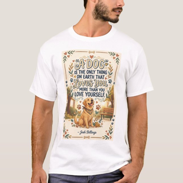 Camiseta regalo de raza de perro (Anverso)