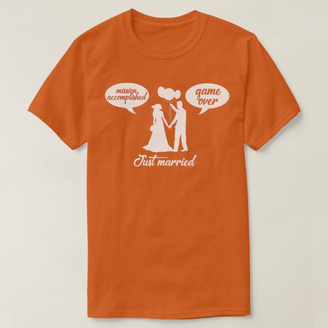 Camiseta Regalo de recién casados (Diseño del anverso)