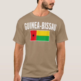 Camiseta Regalo de recuerdo con la bandera de GuineaBissau