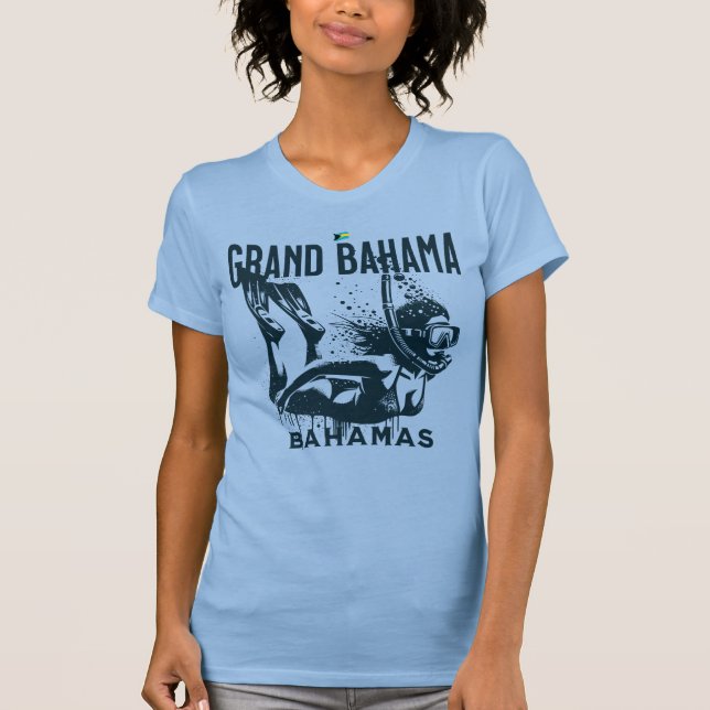 Camiseta Regalo de recuerdo de Bahamas : Gran Bahama Bahama (Anverso)