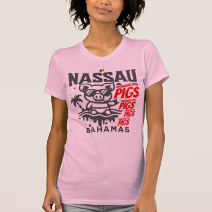 Camiseta Regalo de recuerdo de Bahamas: Nassau Bahamas Nata